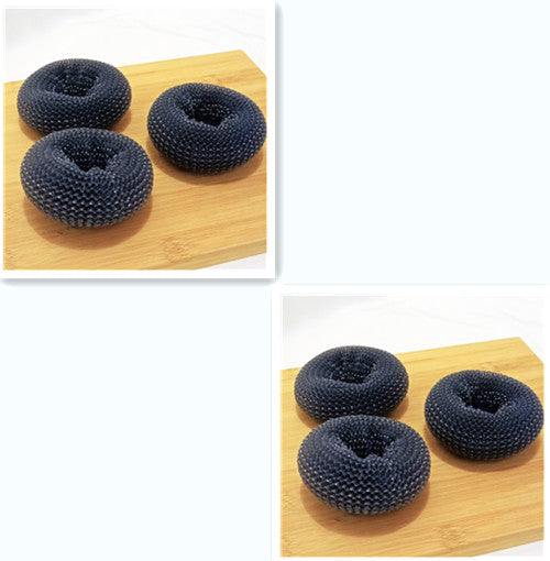 Kitchen Soap Dispensing Palm Brush Cleaner Push-type