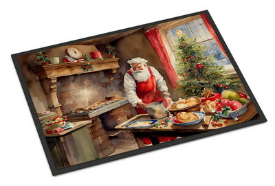 Cookies with Santa Claus Doormat