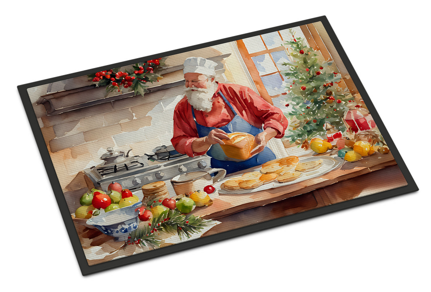 Cookies with Santa Claus Weihnachtsmann Doormat