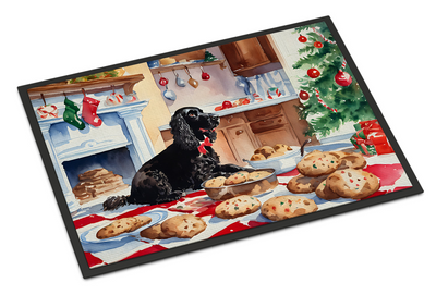 American Water Spaniel Christmas Cookies Doormat