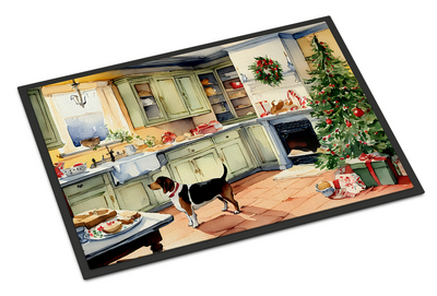 Basset Hound Christmas Cookies Doormat