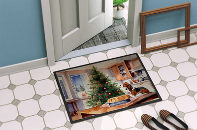 Basset Hound Christmas Cookies Doormat