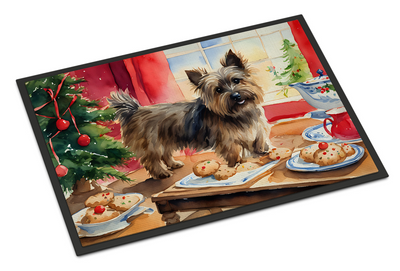 Cairn Terrier Christmas Cookies Doormat