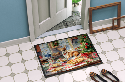 Chihuahua Christmas Cookies Doormat