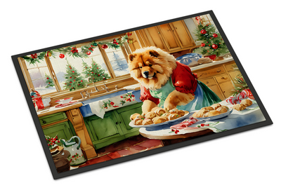 Chow Chow Christmas Cookies Doormat