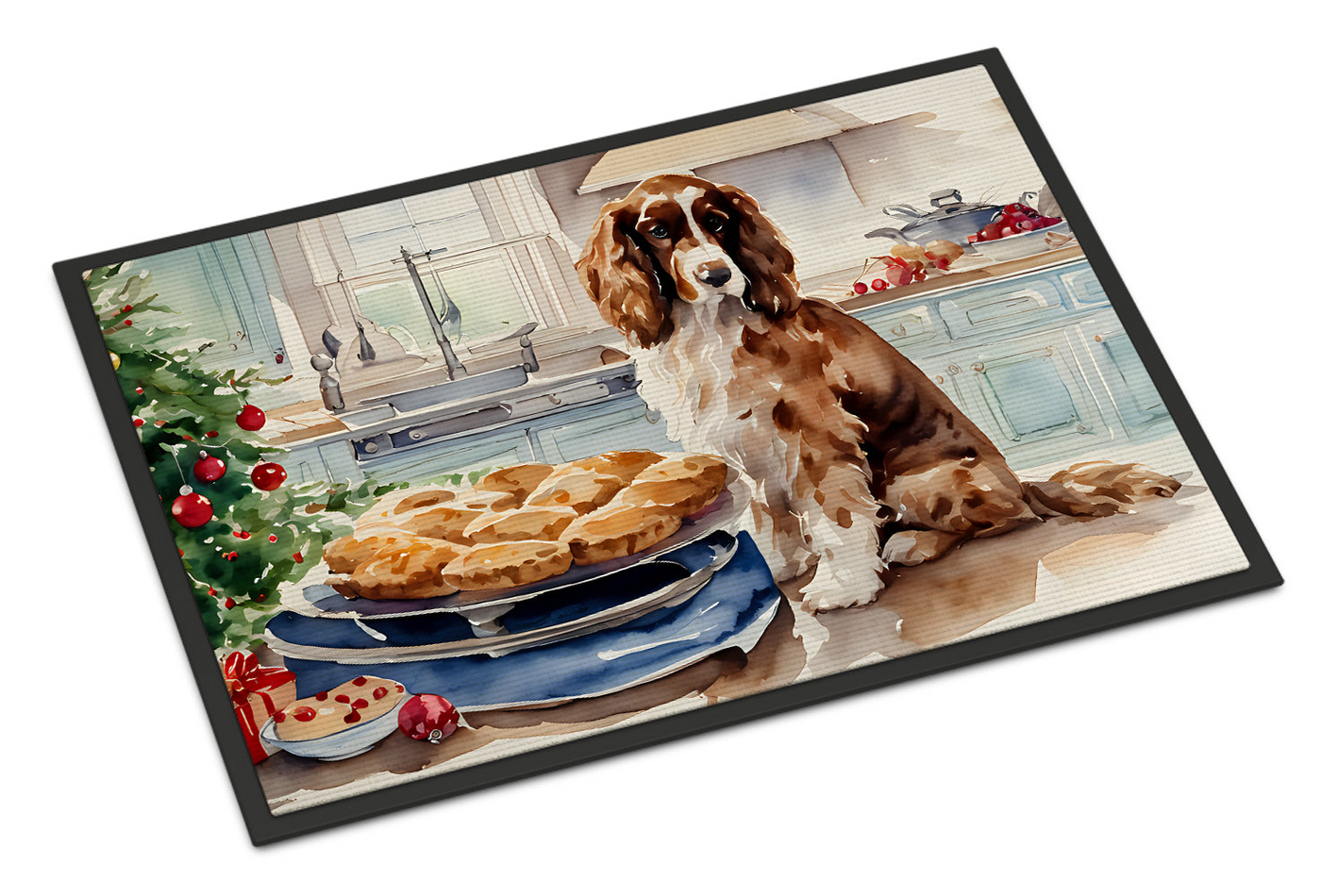 Cocker Spaniel Christmas Cookies Doormat