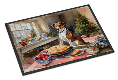 English Foxhound Christmas Cookies Doormat
