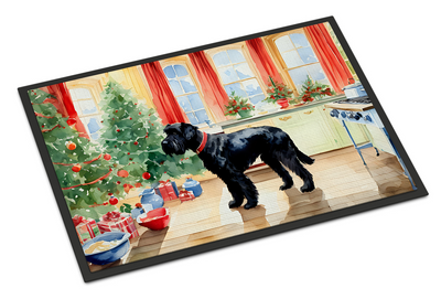 Giant Schnauzer Christmas Cookies Doormat