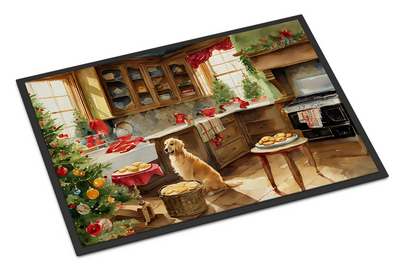 Golden Retriever Christmas Cookies Doormat