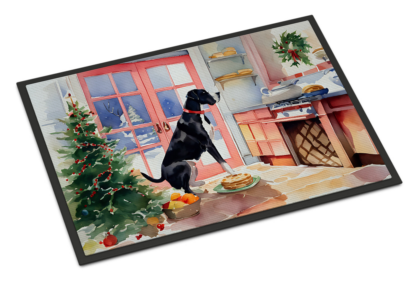 Great Dane Christmas Cookies Doormat