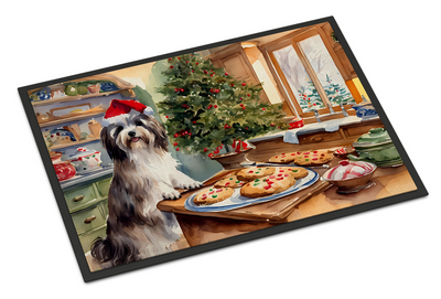 Havanese Christmas Cookies Doormat