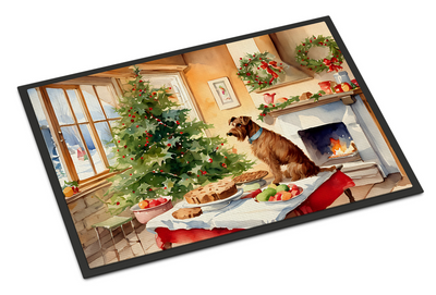 Irish Terrier Christmas Cookies Doormat