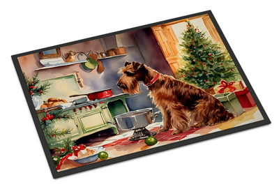Irish Terrier Christmas Cookies Doormat