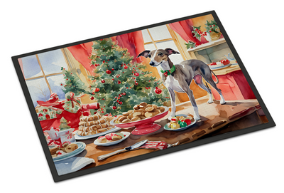 Italian Greyhound Christmas Cookies Doormat