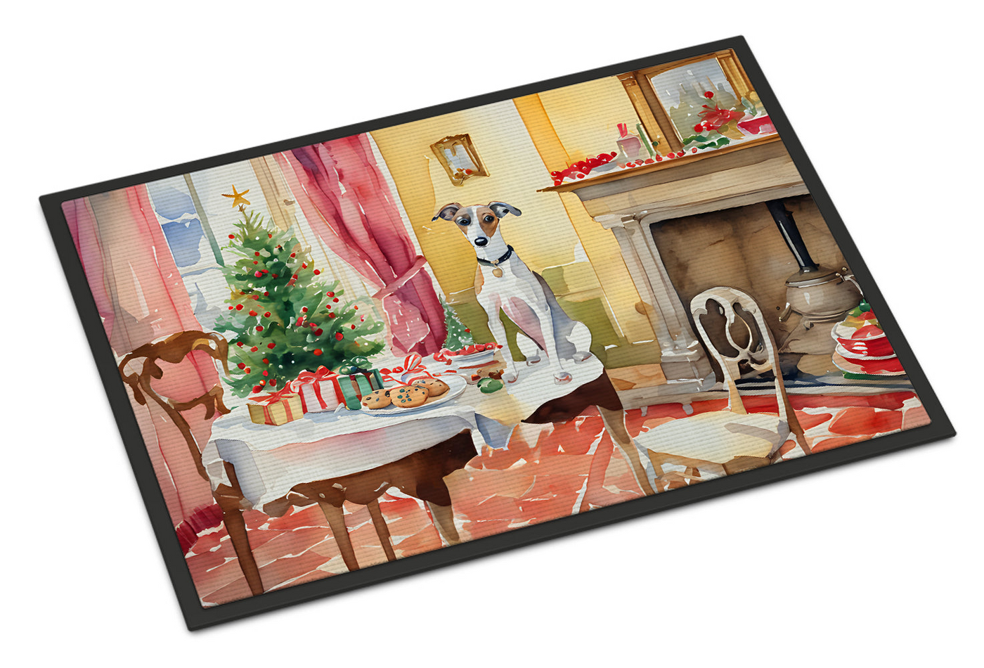 Italian Greyhound Christmas Cookies Doormat