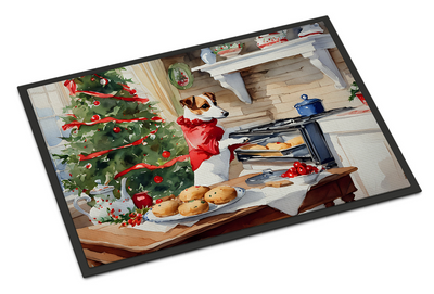 Jack Russell Terrier Christmas Cookies Doormat