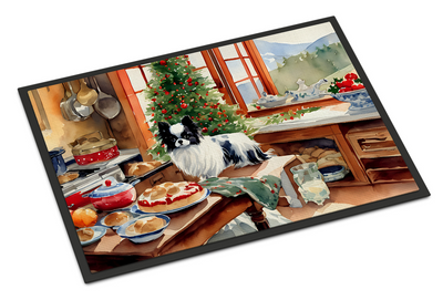 Japanese Chin Christmas Cookies Doormat