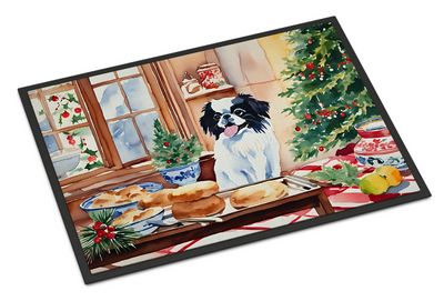 Japanese Chin Christmas Cookies Doormat