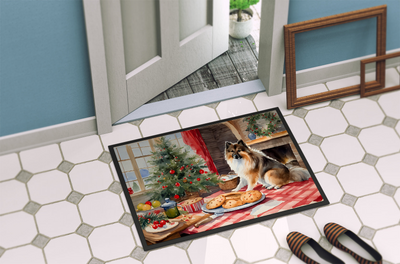 Keeshond Christmas Cookies Doormat