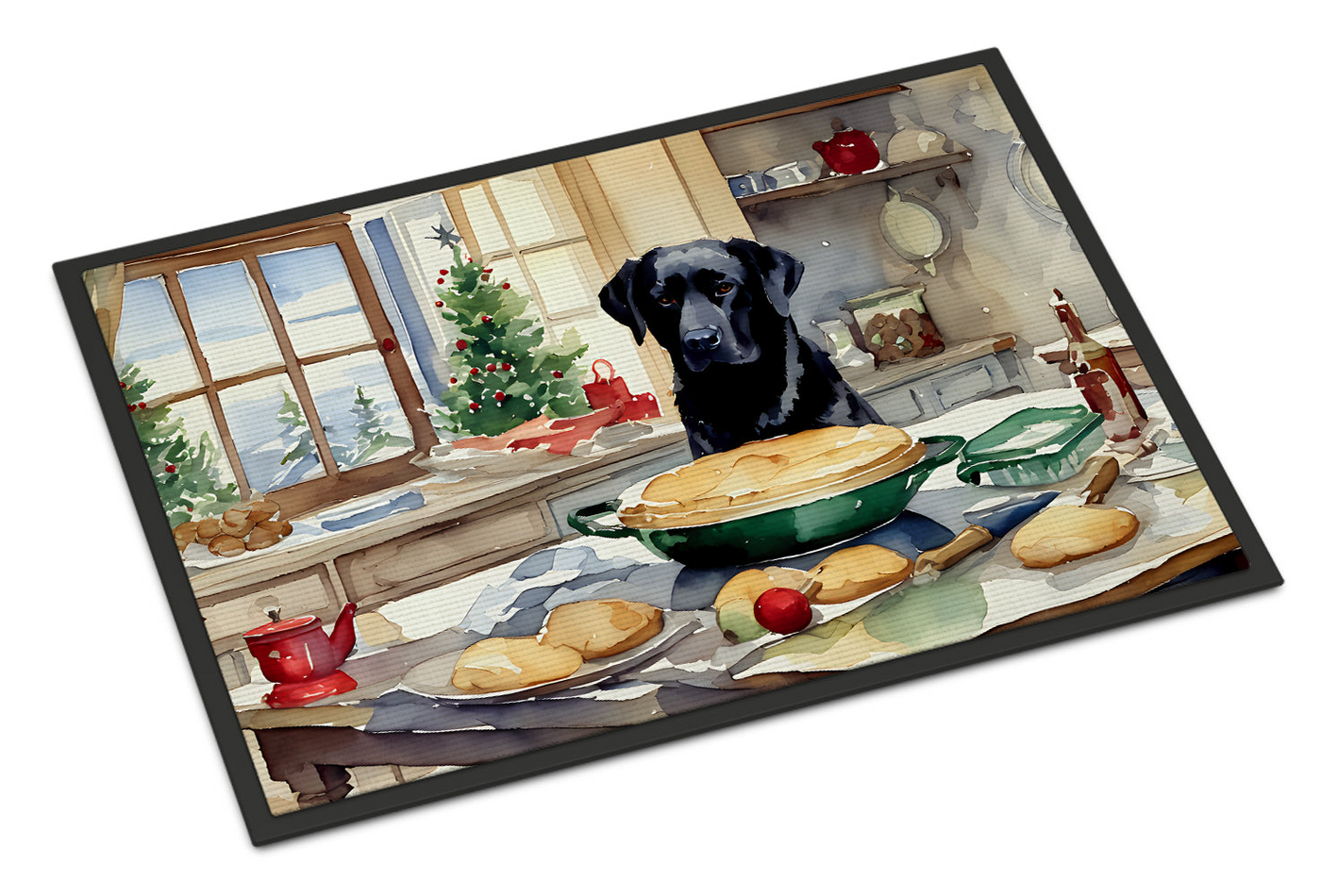 Labrador Retriever Christmas Cookies Doormat