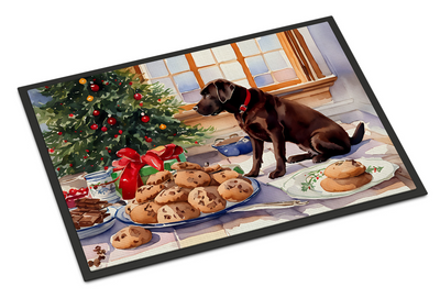 Labrador Retriever Christmas Cookies Doormat
