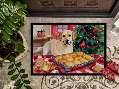 Labrador Retriever Christmas Cookies Doormat