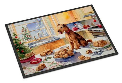 Lakeland Terrier Christmas Cookies Doormat