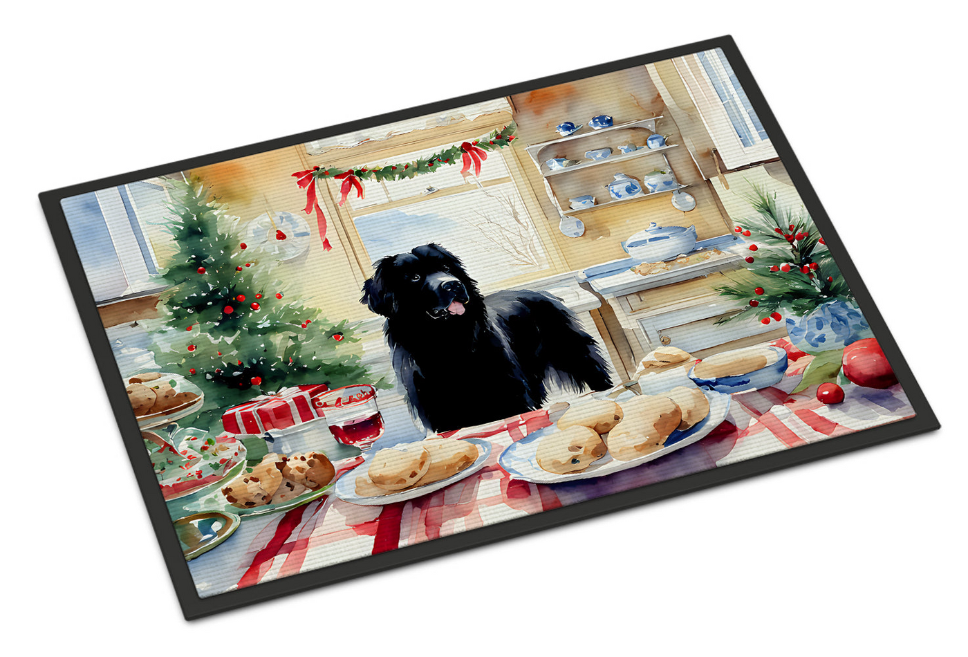 Newfoundland Christmas Cookies Doormat