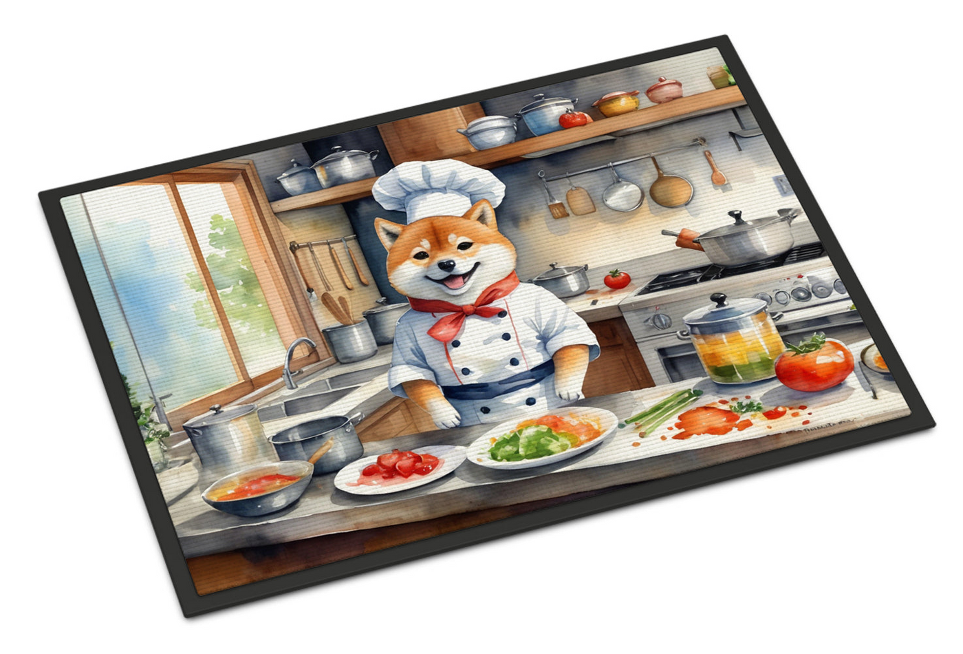 Shiba Inu The Chef Doormat