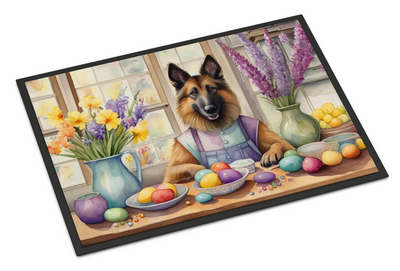 Decorating Easter Belgian Tervuren Doormat