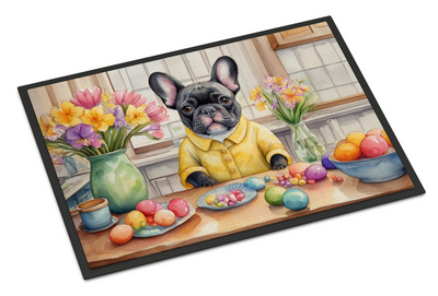 Decorating Easter French Bulldog Doormat