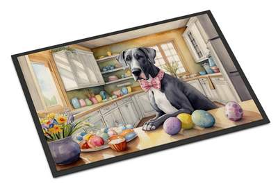 Decorating Easter Great Dane Doormat