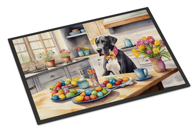 Decorating Easter Great Dane Doormat