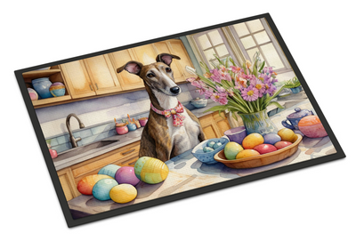 Decorating Easter Greyhound Doormat