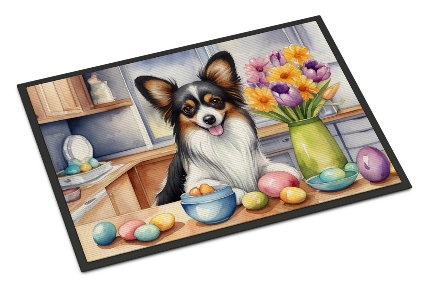 Decorating Easter Papillon Doormat