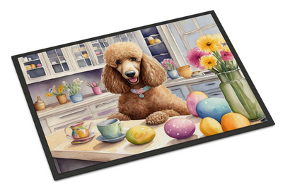 Decorating Easter Poodle Doormat