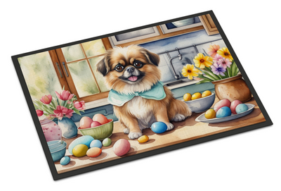 Decorating Easter Tibetan Spaniel Doormat