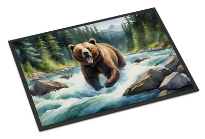 Alaskan Wilderness Grizzly Bear Doormat