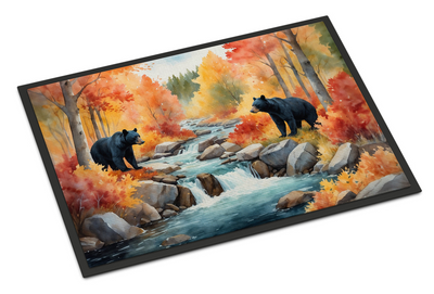 Bears Autumn in the Woods Doormat