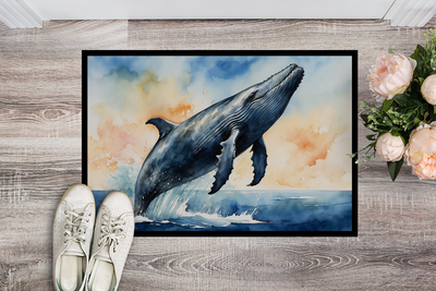 Humpback Whale Breaching Doormat
