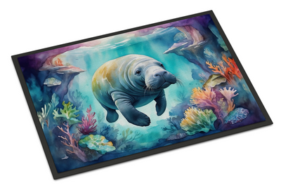 Manatee in a Dreamscape Doormat