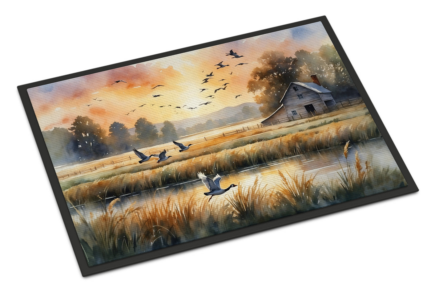 Geese in Flight Doormat