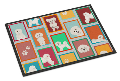 Lots of Bichon Frise Doormat