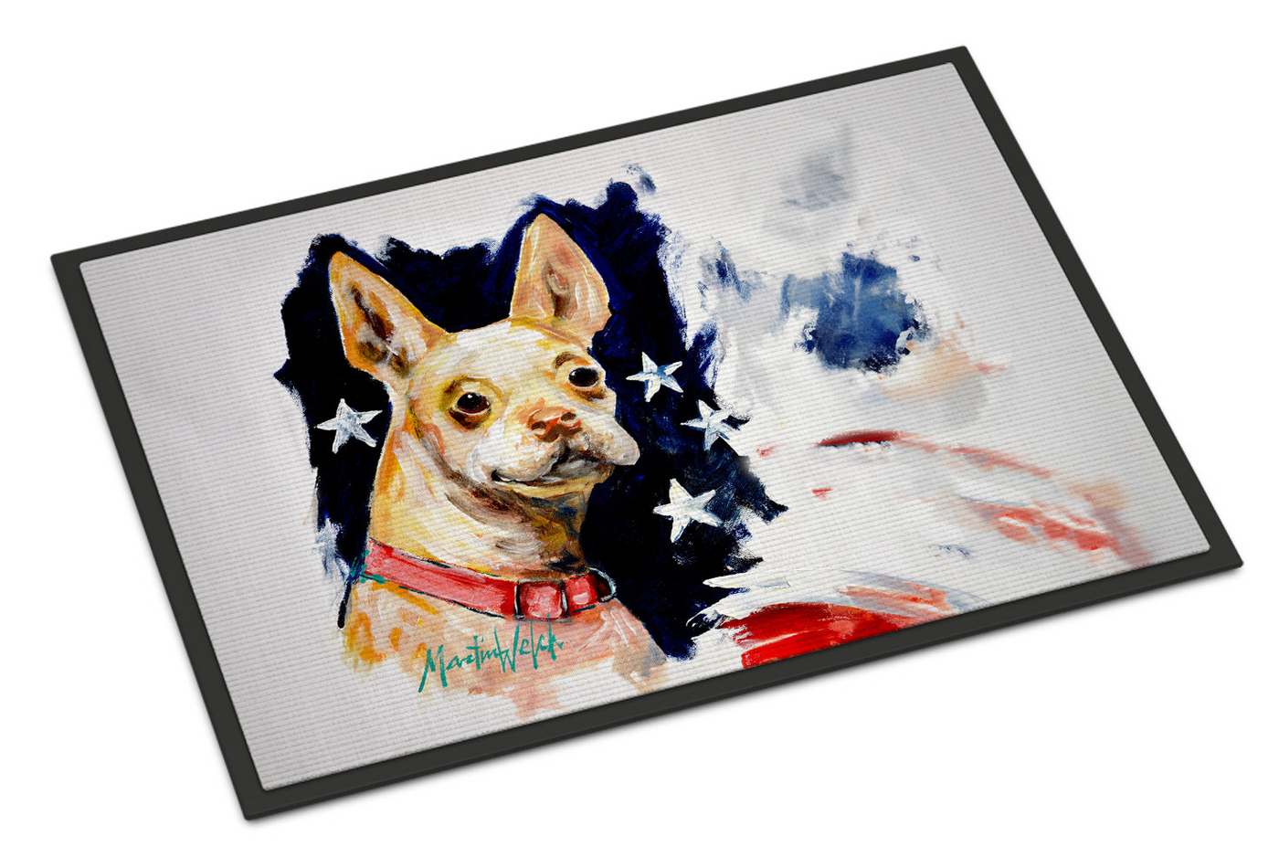 Chevy Boston Terrier Doormat