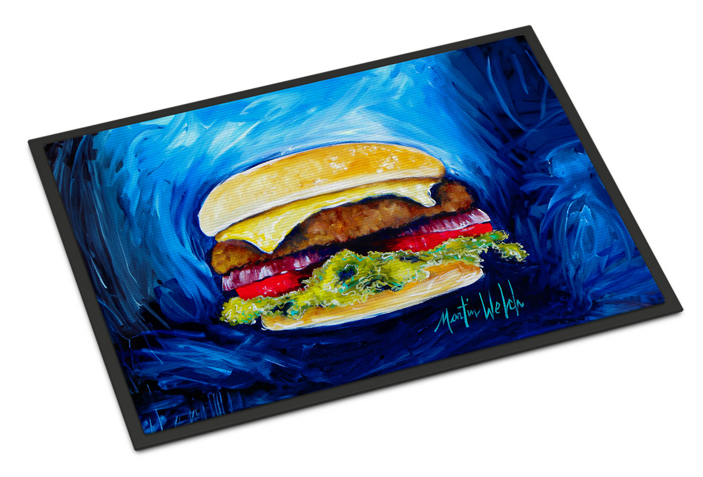 I Want Mine Dressed Hamburger Doormat