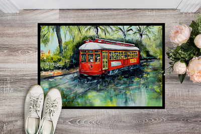 Little Red Street Car Doormat