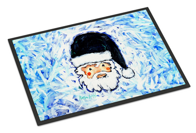 Novena Blue Santa Claus Doormat