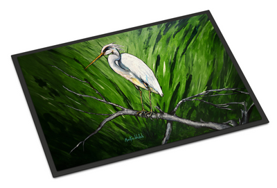 Heron On A Limb Doormat