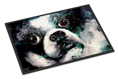 Boston Terrier Pretty Please Doormat