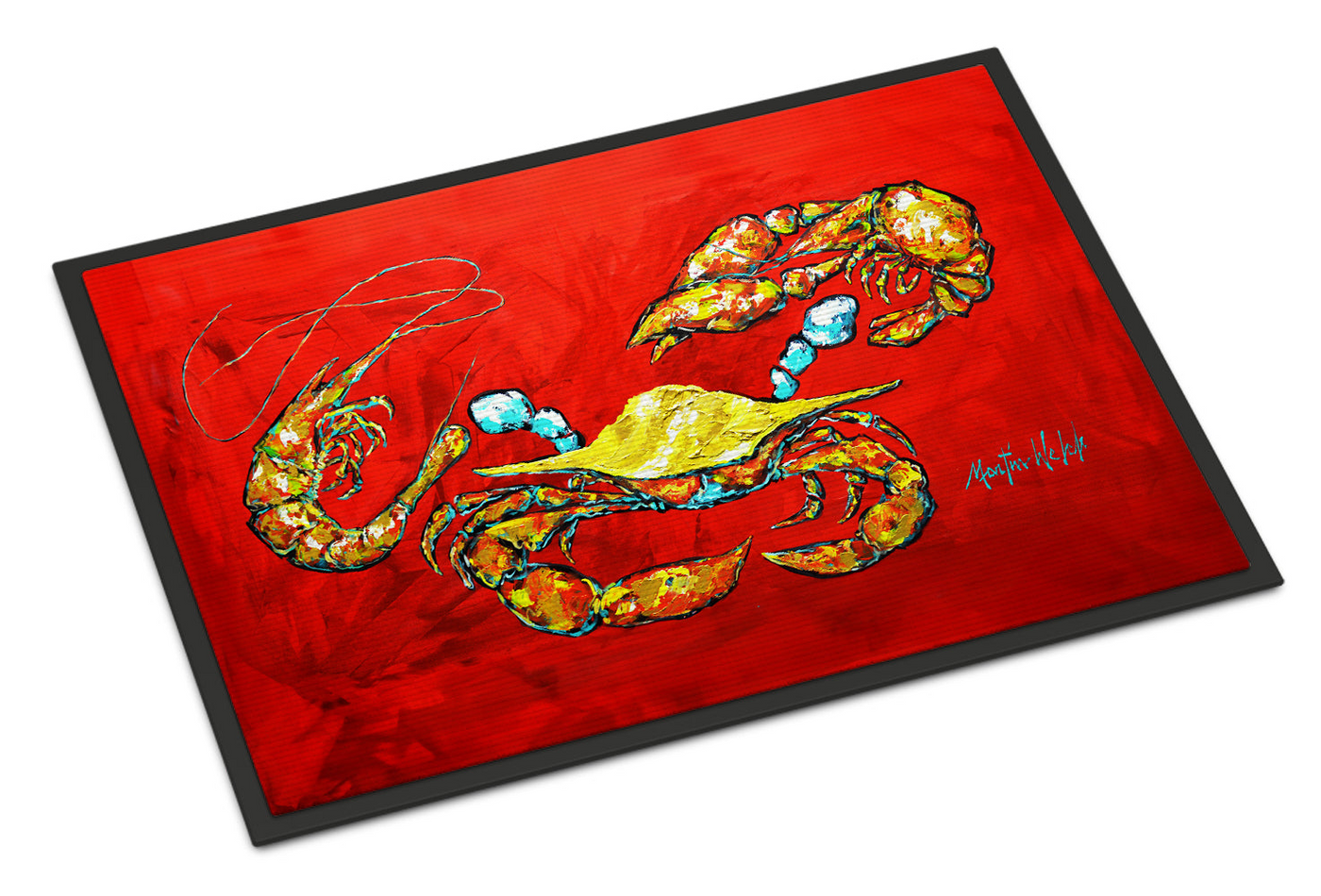 Seafood Sandwich Crab Shrimp Crawfish Doormat